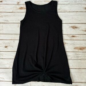 Cupshe Swimsuit Coverup Small Mesh Sleeveless Beach Twisted‎ Basic Mini Dress